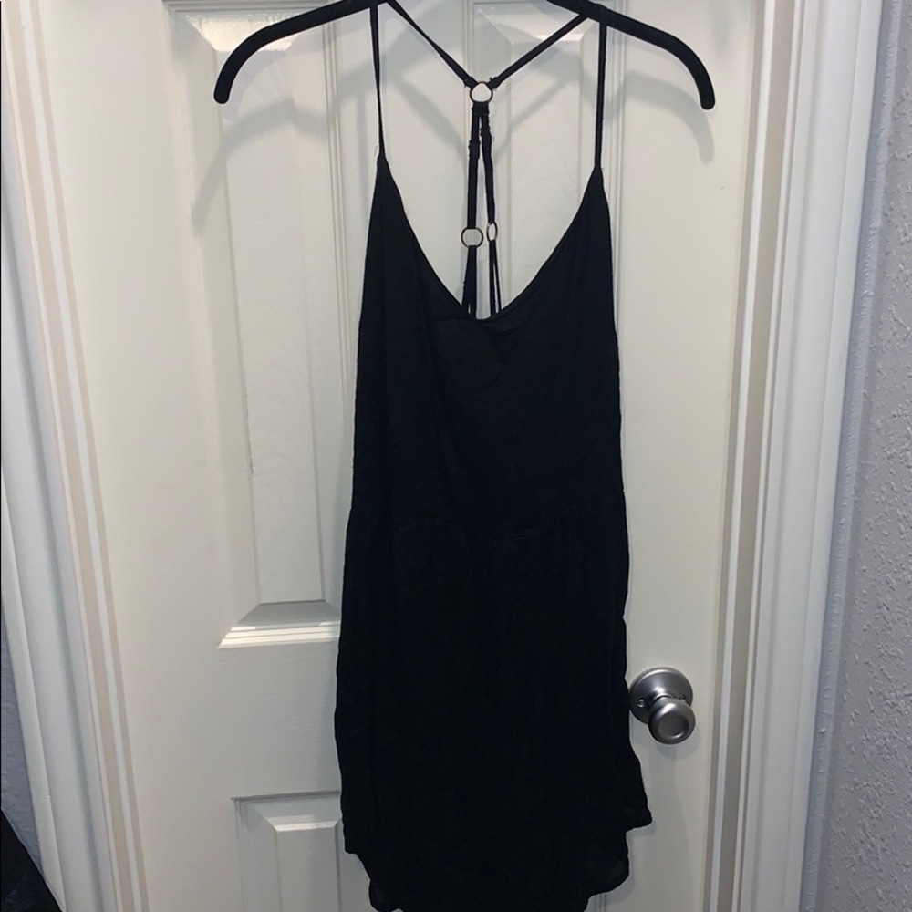 Amuse Society Black Cotton Dress